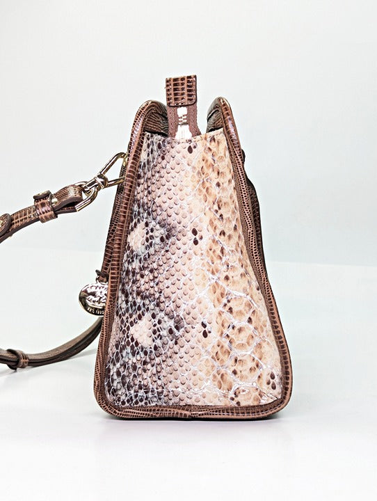 Brahmin Cami Women's Multi Eirwen Leather Satchel Convertible (MSRP $385)
