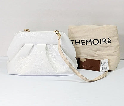 THEMOIRe Tia Pinatex Fabric Clutch Bag Detachable Strap (MSRP $475)