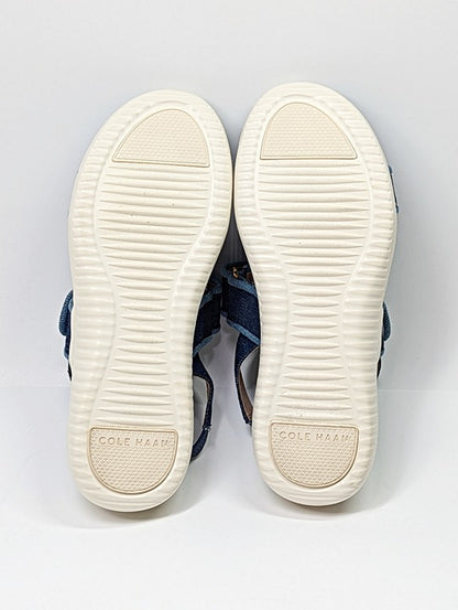 Cole Haan Meritt Women's Zerogrand Denim Platform Sandals Size 8 (MSRP $175)