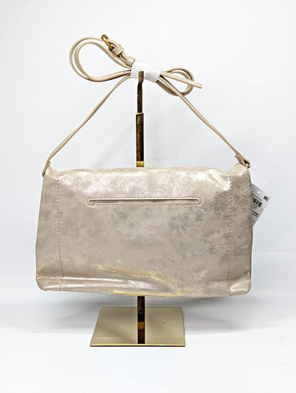 Style & Co Women's Whipstitch East West Flap Crossbody in Metallic (MSRP $80)
