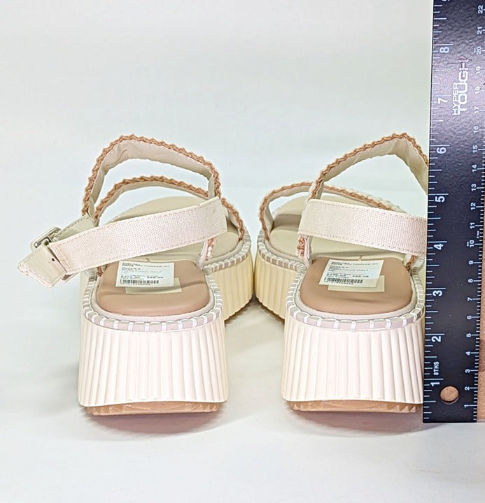 Dolce Vita Daiya Women's Ivory Platform Sandals Size 9 (MSRP $130)