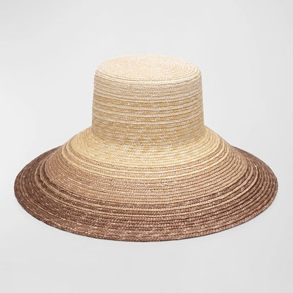 Eugenia Kim Women's Mirabel Ombré Straw Wide Brim Sun Hat O/S (MSRP $495)