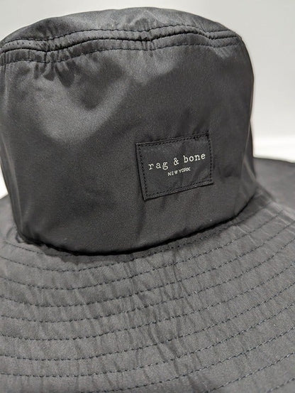 Rag & Bone Women's Black Addison Cruise Beach Hat Size M/L (MSRP $150)