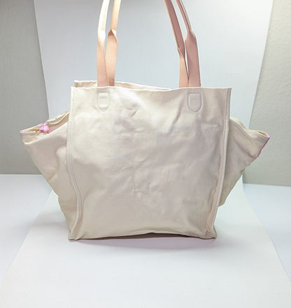 On 34th Cynthiah Extra Large Canvas Shoulder Tote Bag Weekend Vibe (MSRP $90)