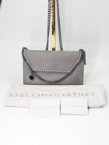 Stella McCartney Falabella Mini Light Grey Crossbody Bag (MSRP $695)