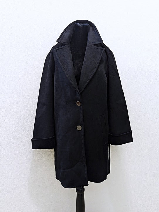 Tahari Women’s Sandra Single Breasted Topper Peacoat Size M (MSRP $340)