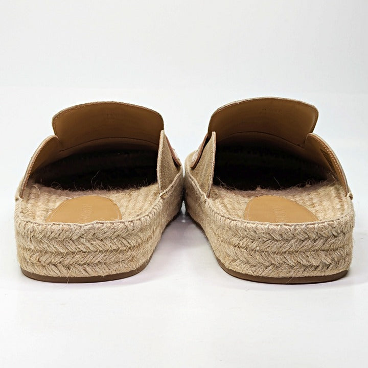 J.W. Anderson Men's Suede and Jute Espadrille Loafers Size 44 (MSRP $525)