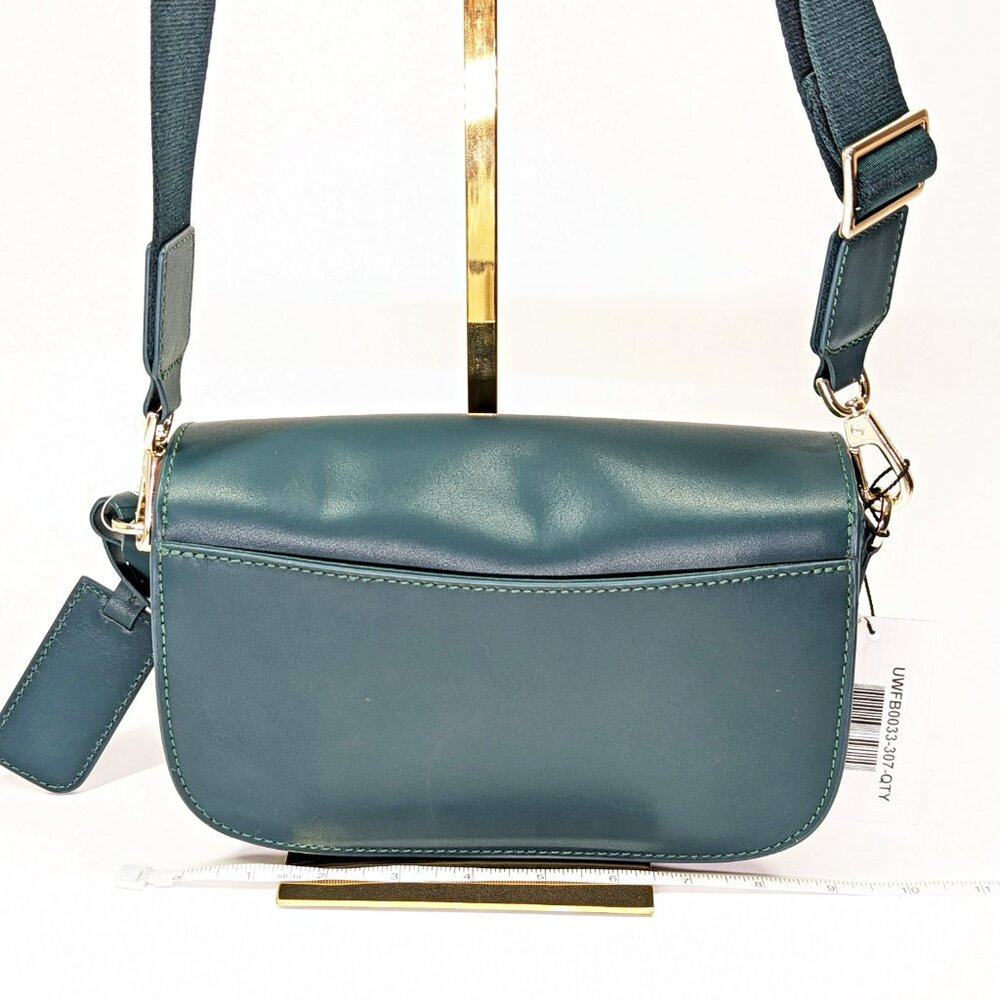 Jason Wu Orbit Women's Leather Crossbody Bag in Jungle Green (MSRP $295)