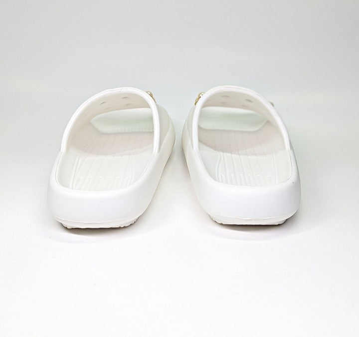Kenneth Cole Mello Eva Pearl Embellished Platform Sandal White Size 8 (MSRP $59)