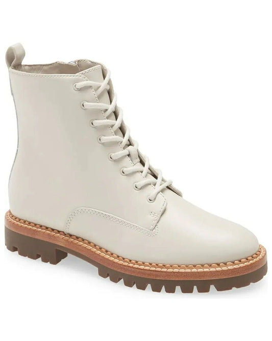 Vince Cabria Lug Women's Water Repellent Combat Boot Opaline Size 6.5 M MSRP $395