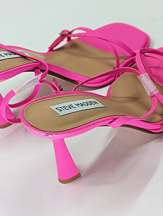 Steve Madden Women's Zarya Strappy Flared-Heel Sandals Size 6.5 (MSRP $99)