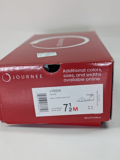 Journee Collection Women's Lyddia Espadrille Flat Sandals Size 7.5 M (MSRP $79)