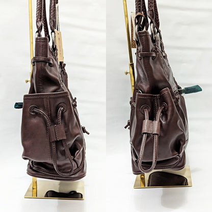 OLD TREND Women's Brown Genuine Leather Brassia Tote Bag (MSRP $359)