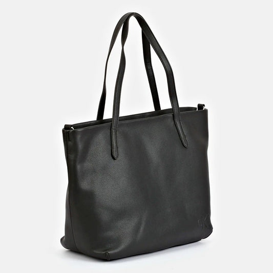 Calvin Klein Women's Ultralight Large Shopper Tote in Black (MSRP $148)