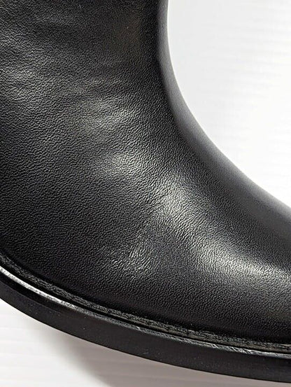 See by Chloé Women's Hanna Leather Western Ankle Boots Size 37.5 EU (MSRP $550)