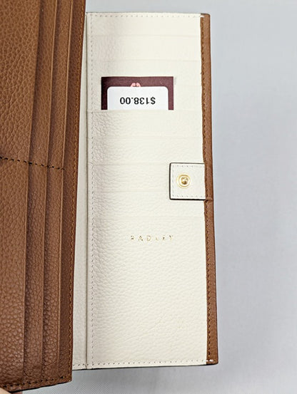 Radley London Cookie Cutter Flap Over Wallet in Medium Brown (MSRP $138)