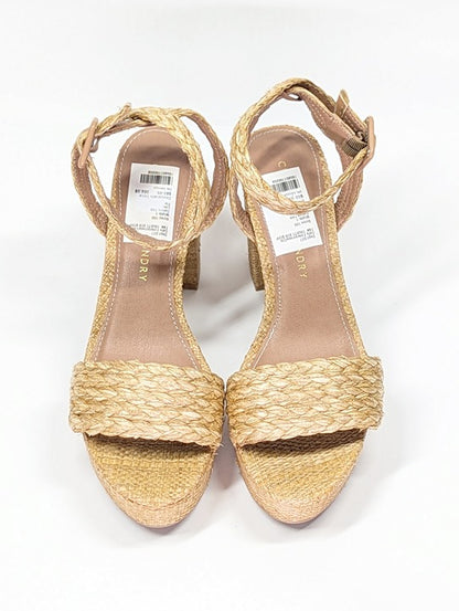 Chinese Laundry Truett Women's Ankle Wrap Platform Sandal Size 10 (MSRP $90)