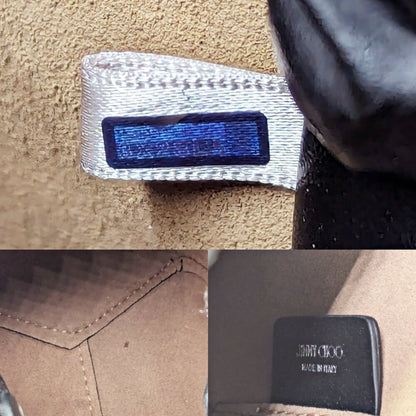 Jimmy Choo Diamond Hobo Black Leather Crystal Shoulder Bag (MSRP $1,595)