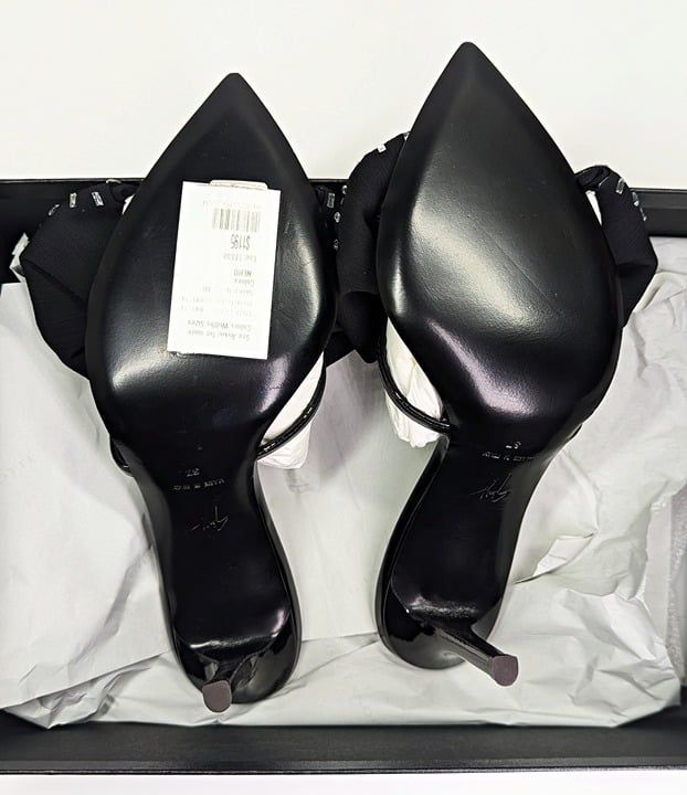 Giuseppe Zanotti Intriigo Alexandrine 90 Embellished Sandals Size 37 MSRP $1,195