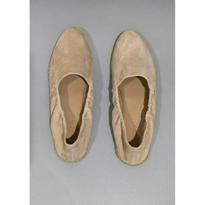 Vince Women's Meryl 2 Cappuccino Suede Espadrille Flats Size 7 M (MSRP $195)