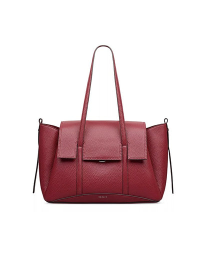 Radley London The Chancery Large Leather Shoulder Bag Medium Red (MSRP $448)