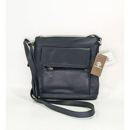 Giani Bernini Venice Women's Nappa Crossbody in Dark Navy (MSRP $100)
