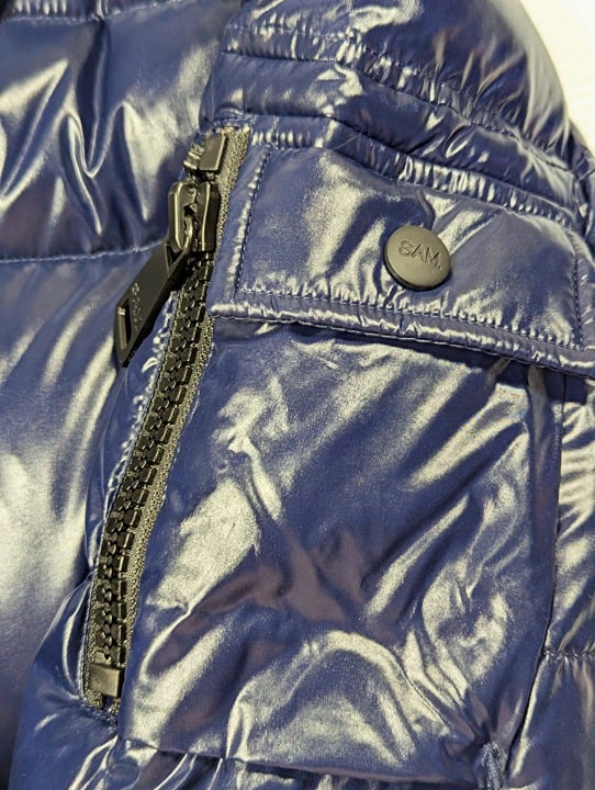 SAM. Women's Dark Marine Freestyle Puffer Down Jacket Size XS (MSRP $395)