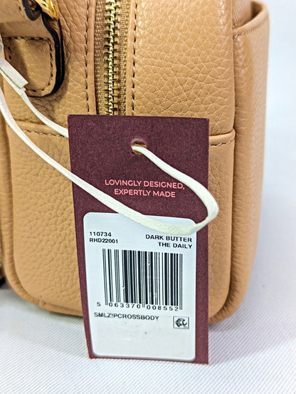 Radley London The Daily Mini Leather Zip Around Crossbody Bag (MSRP $168)
