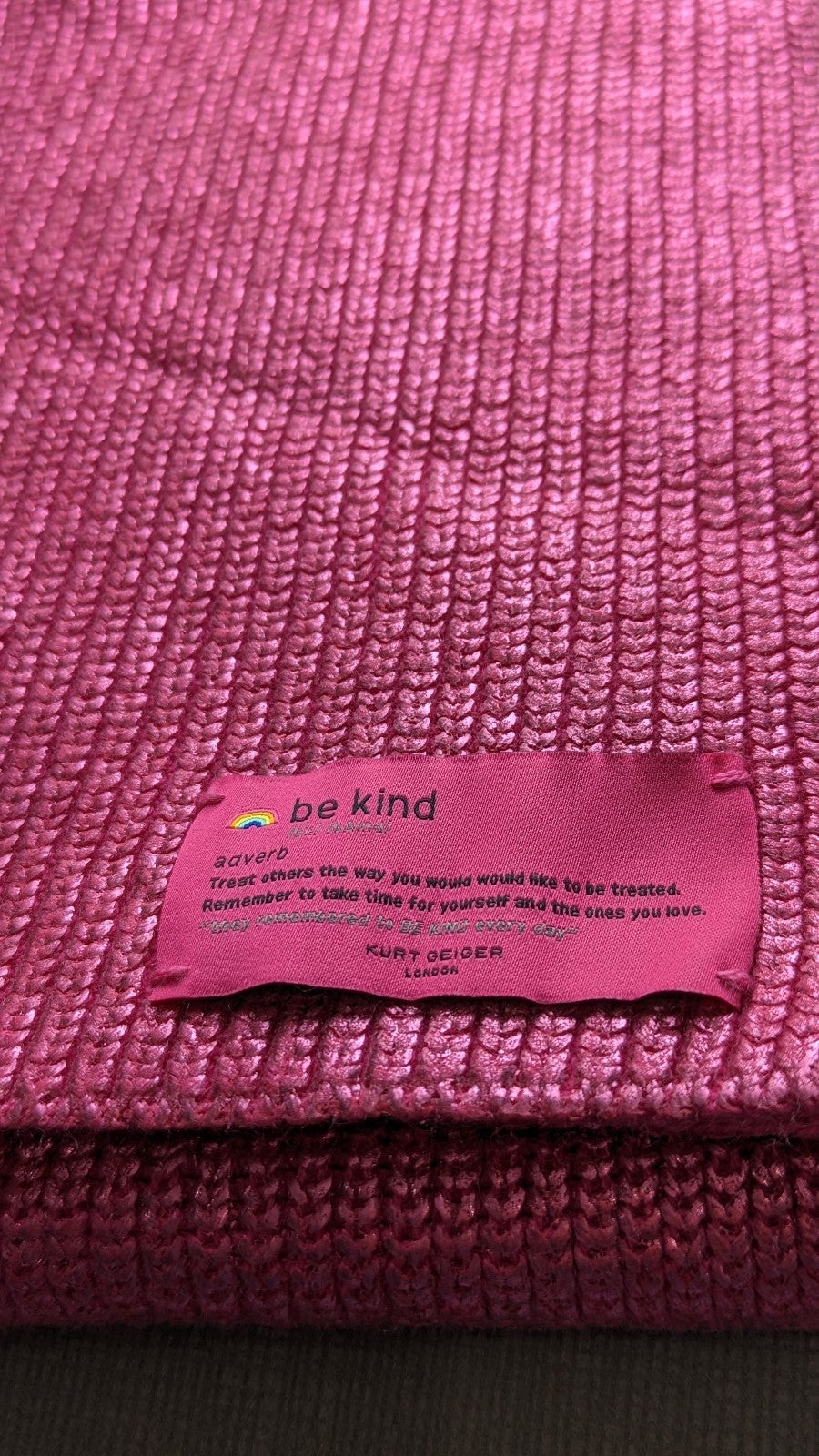 Kurt Geiger London Be Kindness Foil Scarf (MSRP $69)