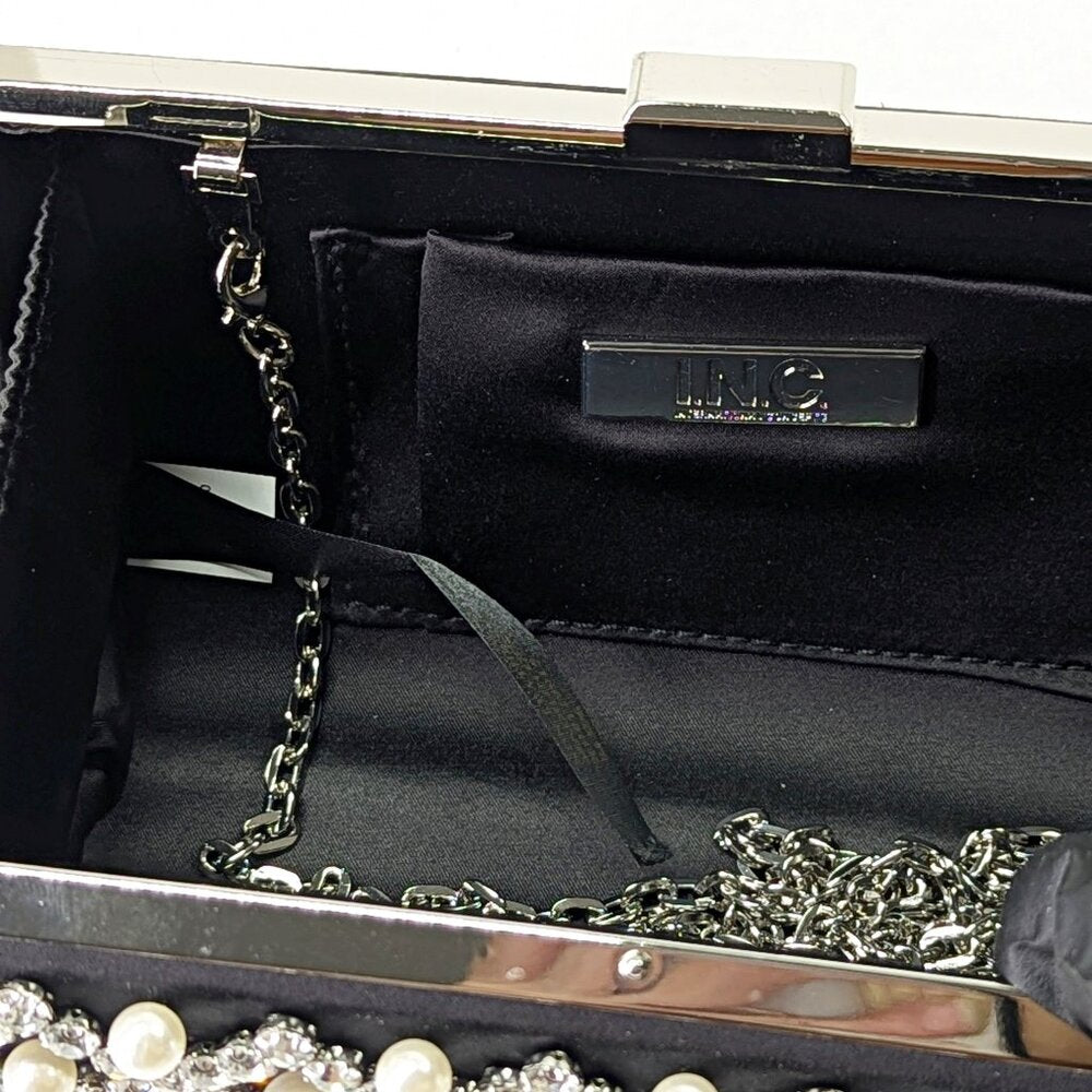 I.N.C. International Concepts Randdi Imitation Pearl Clutch (MSRP $100)