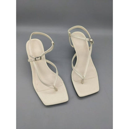 Marc Fisher LTD Calinda Women's Sandal White Size 7 M (MSRP $130)