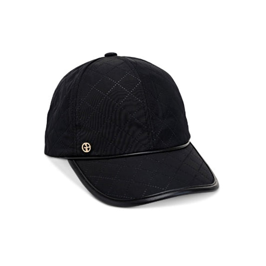 Giani Bernini Unisex Black Quilted Rain Baseball Cap Adjustable (MSRP $38.50)