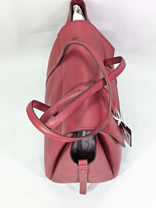 Radley London The Chancery Large Leather Shoulder Bag Medium Red (MSRP $448)