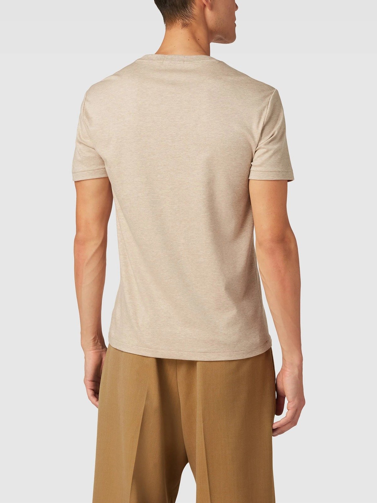 Polo Ralph Lauren Men's Cotton Custom Slim Fit T-Shirt Tan Size XXL (MSRP $60)