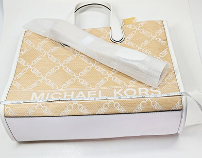 Michael Kors Gigi Logo Large Grab Tote with Shoulder Strap (MSRP $358)