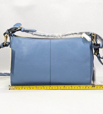 Radley London Dukes Place Open Blue Medium Zip Top Shoulder (MSRP $258)