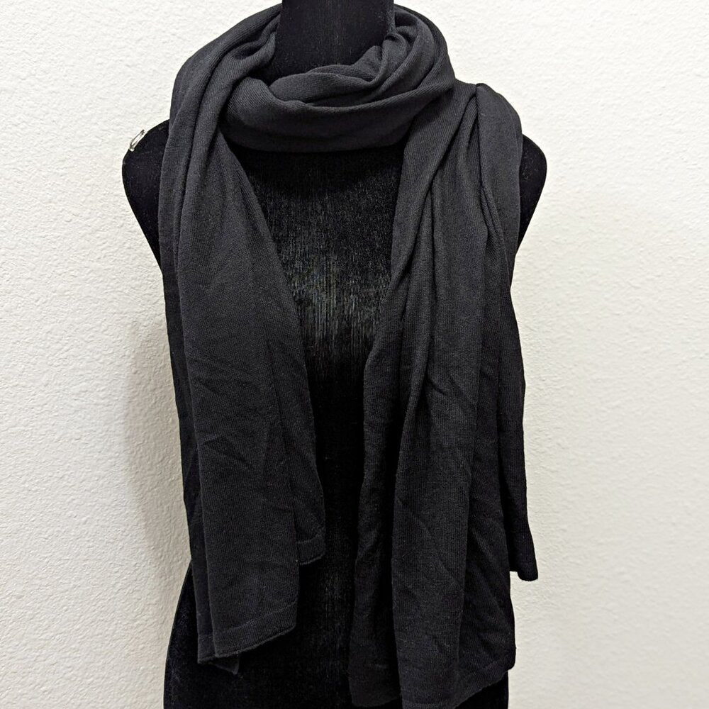 Echo Design Women's Black Scarf 25"x74" (MSRP $59)