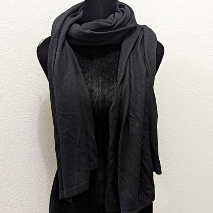 Echo Design Women's Black Scarf 25"x74" (MSRP $59)