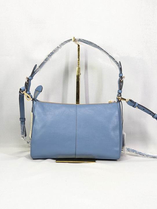 Radley London Dukes Place Open Blue Medium Zip Top Shoulder (MSRP $258)