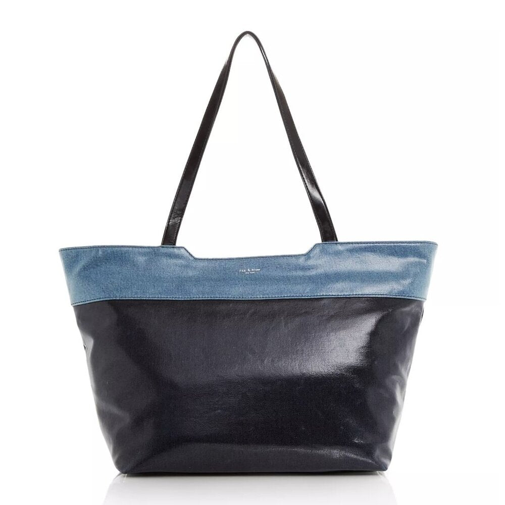 Rag & Bone Women’s Emerson Tote Coated Canvas Denim (MSRP $298)