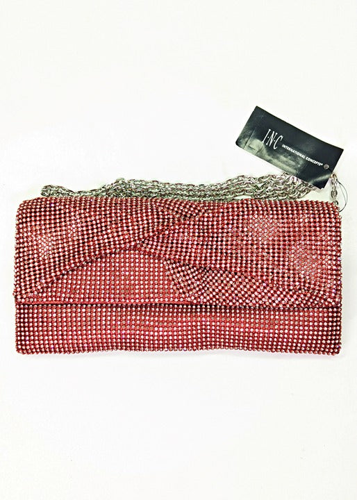 I.N.C. International Concepts Hether Twist Diamond Mesh Crossbody (MSRP $70)
