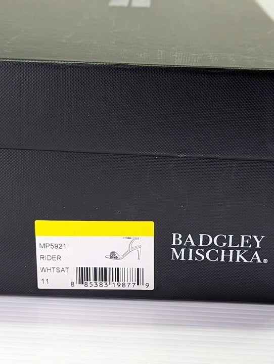 Badgley Mischka Women's Rider Ankle Strap High Heel Sandals Size 11 (MSRP $235)