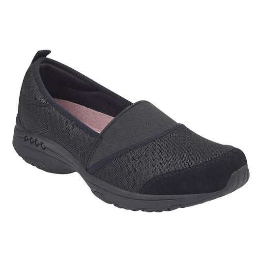 Easy Spirit Women's Twist Black Fabric Slip-On Sneakers Size 7 W (MSRP $69)
