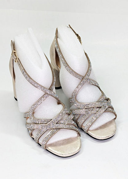 Bella Vita Women's Aliette Dress Sandals Soft Gold Metallic Size 7 (MSRP $95)