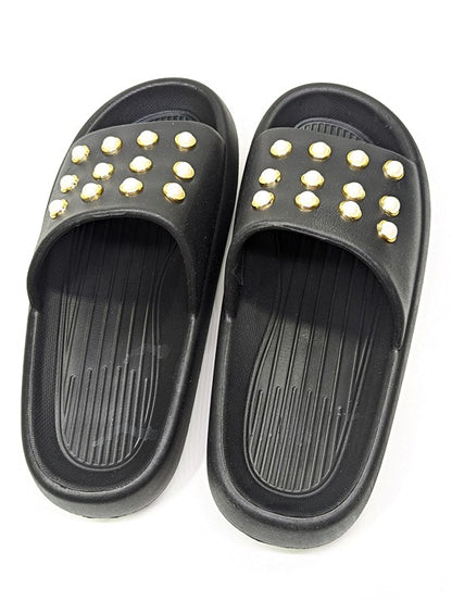 Kenneth Cole New York Mello Eva Pearl Women's Slide Sandals Size 9 (MSRP $55)
