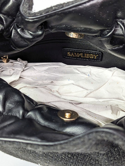Sam & Libby Brooke Soft Nappa Pull On Drawstring Shoulder Bag (MSRP $98)