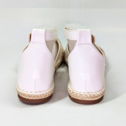 Journee Collection Women's Lyddia Espadrille Flat Sandals Size 7.5 W (MSRP $79)