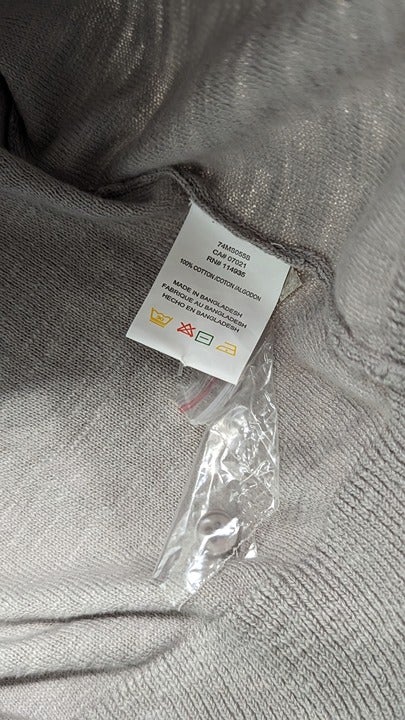 Never Lose HEDGE Men's Long Sleeve Cotton Shirt Grey Size XXL (MSRP $55)