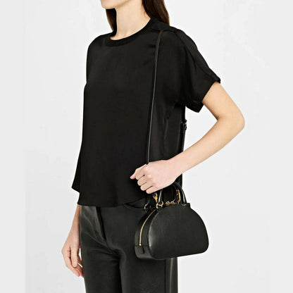 Stella McCartney Logo Top Handle Crossbody Bag in Black (MSRP $995)