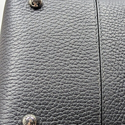 Strathberry Osette Cashmere & Leather Charcoal Black Crossbody (MSRP $555)
